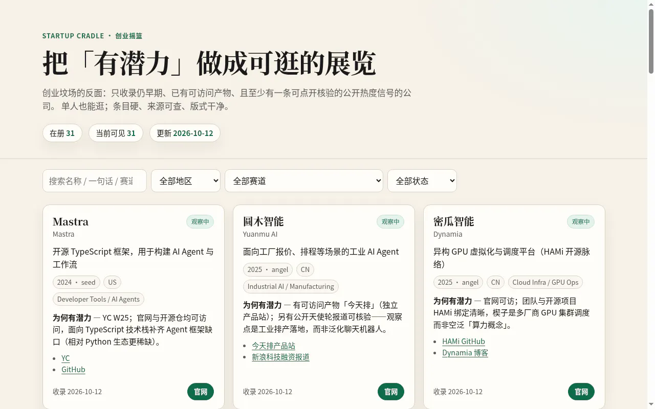 创业摇篮 · Startup Cradle gallery image