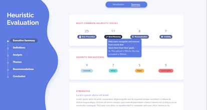 UX Heuristics Report Template Kit gallery image