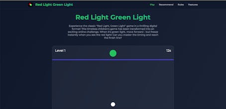 Red light green light game gallery image