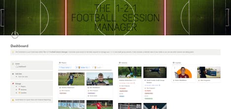 The 1-2-1 Football Session Manager gallery image