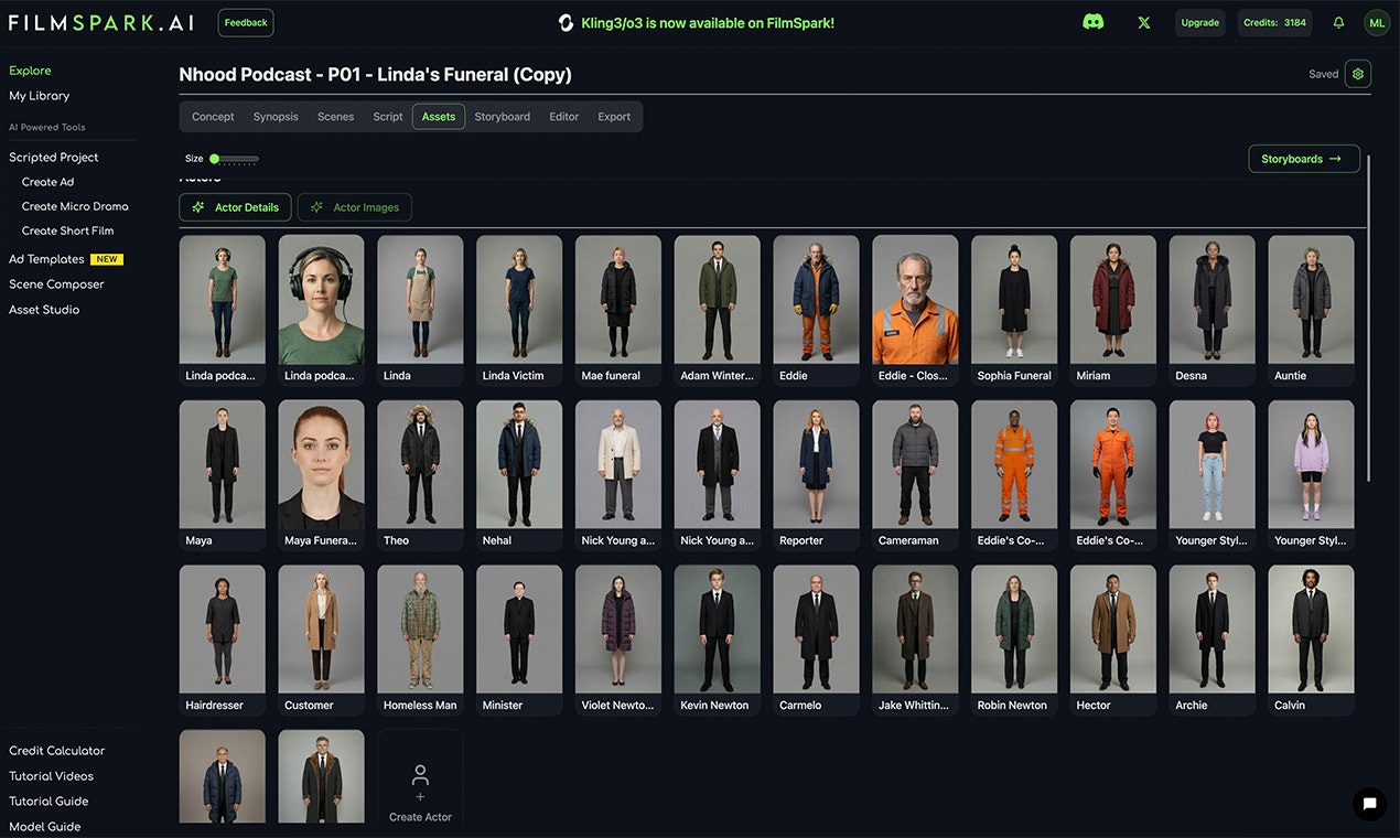 FilmSpark - Screenshot 3 showing product features and functionality