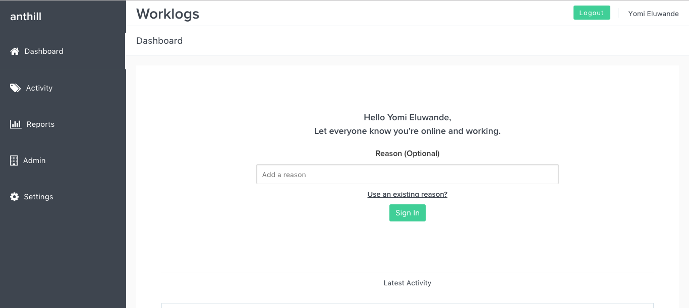 Worklogs gallery image