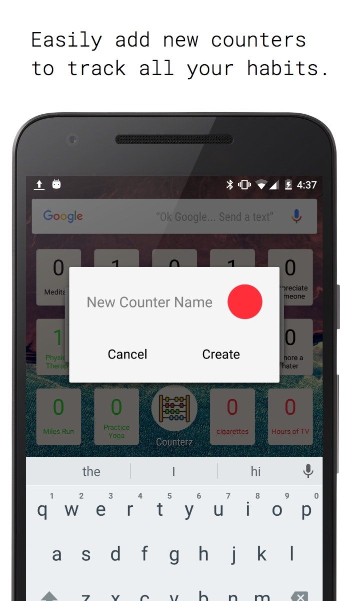 Counterz - Android Daily Habit Tracker gallery image