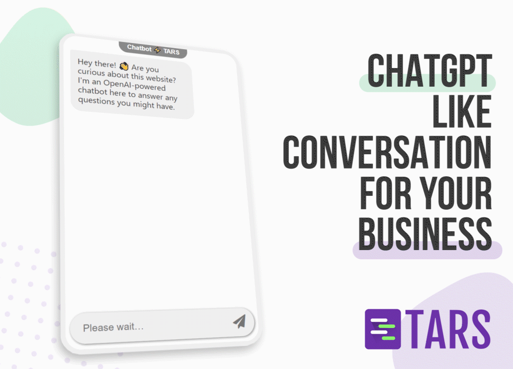 Tars Prime - Autorizza la tua attività con i chatbot AI basati su chatgpt media 4