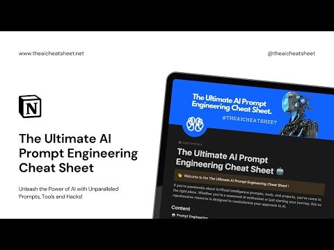 The AI Prompt Engineering Cheat Sheet gallery image