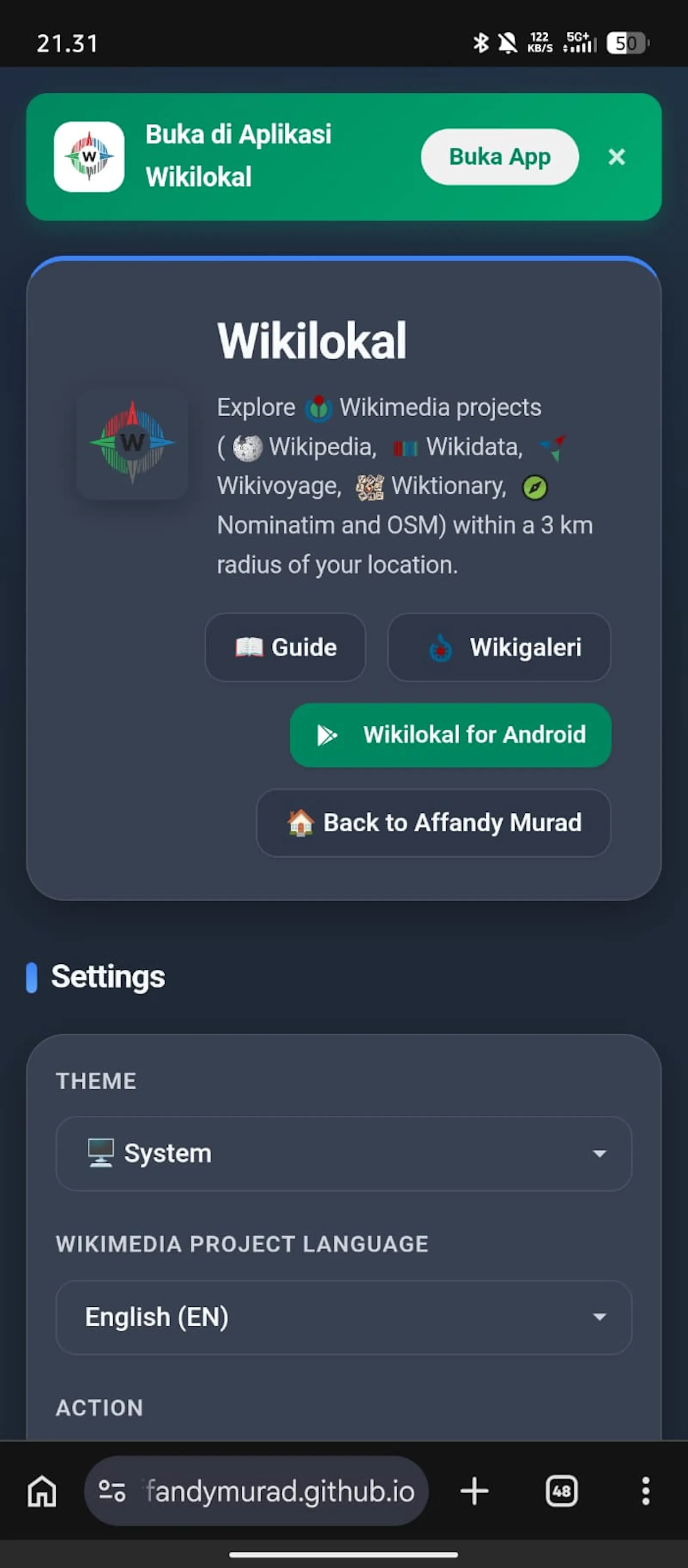 Wikilokal screenshot 3