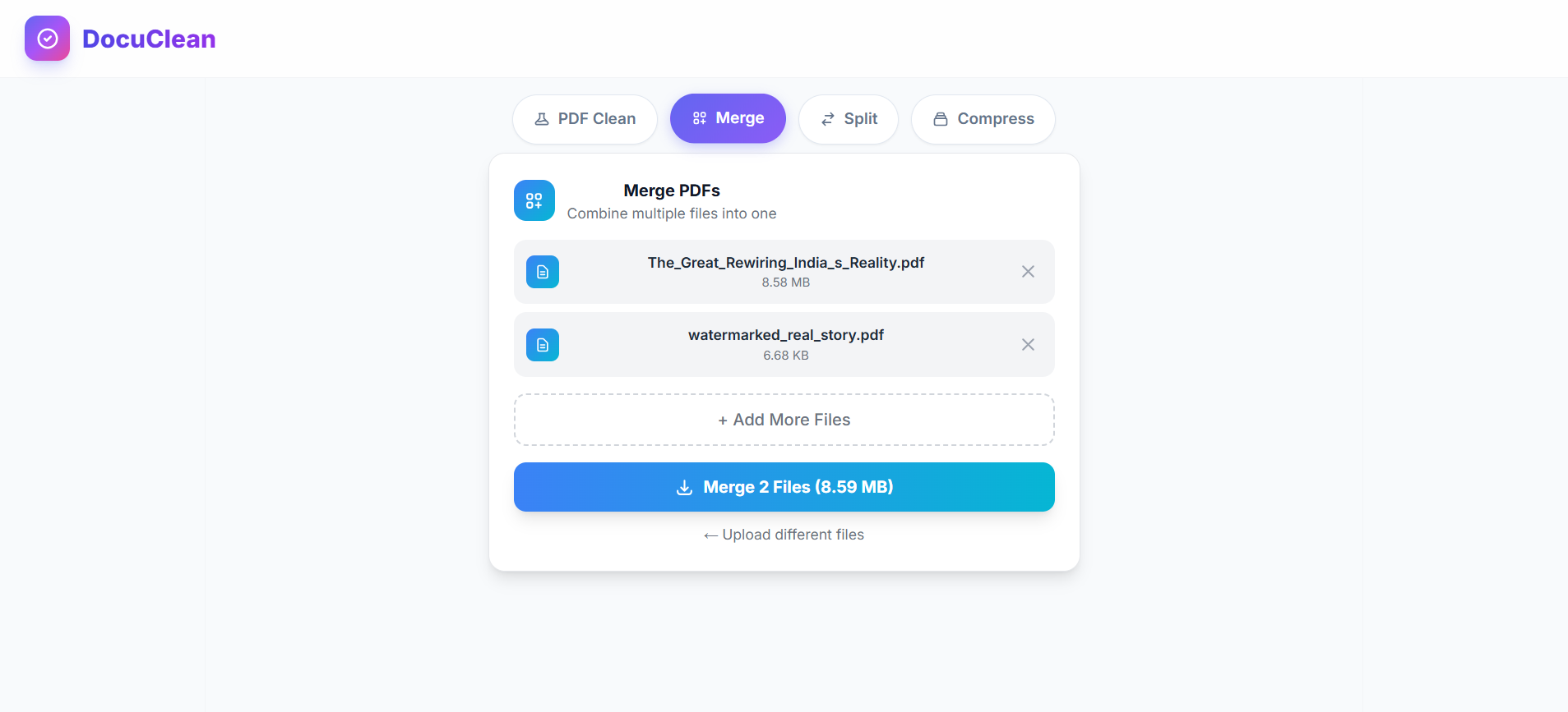DocuClean - Screenshot 4 showing product features and functionality