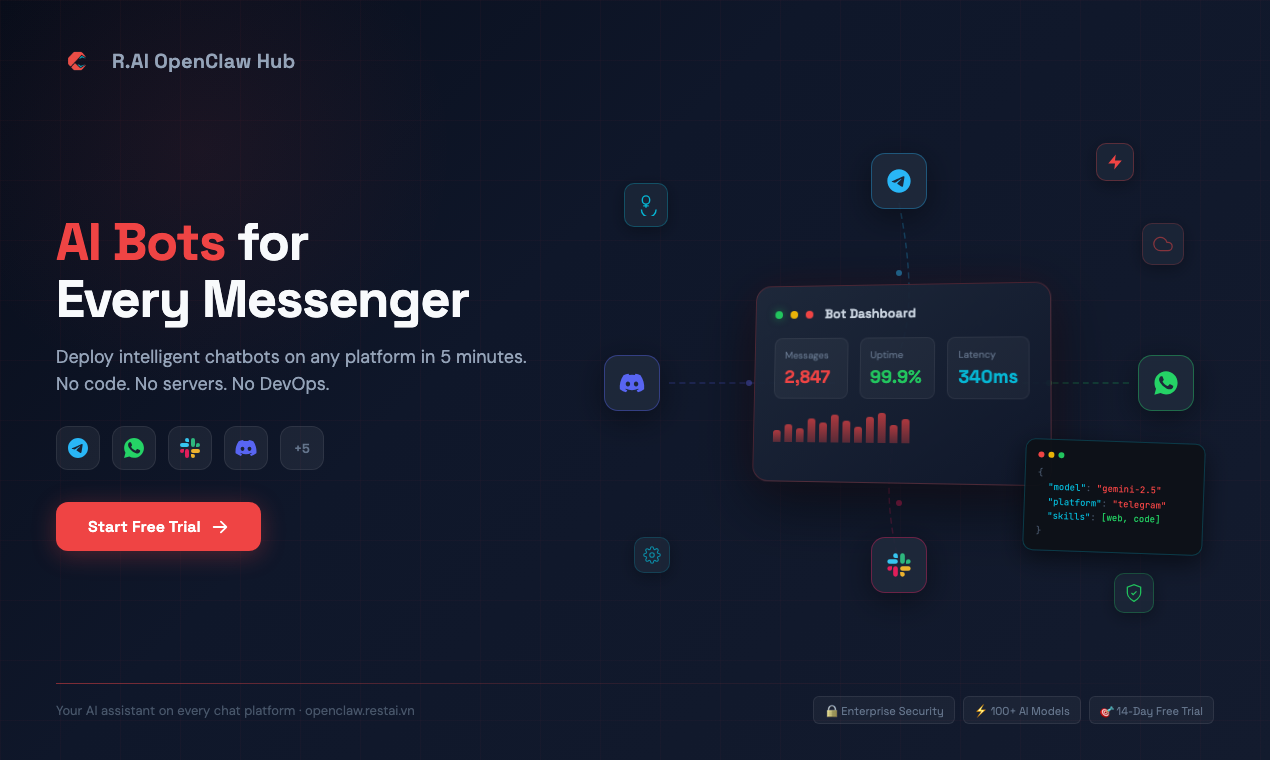 R. AI OpenClaw Hub gallery image