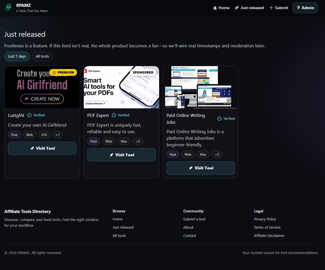 RPAMZ - Tools Directory w Conversion TCK gallery image