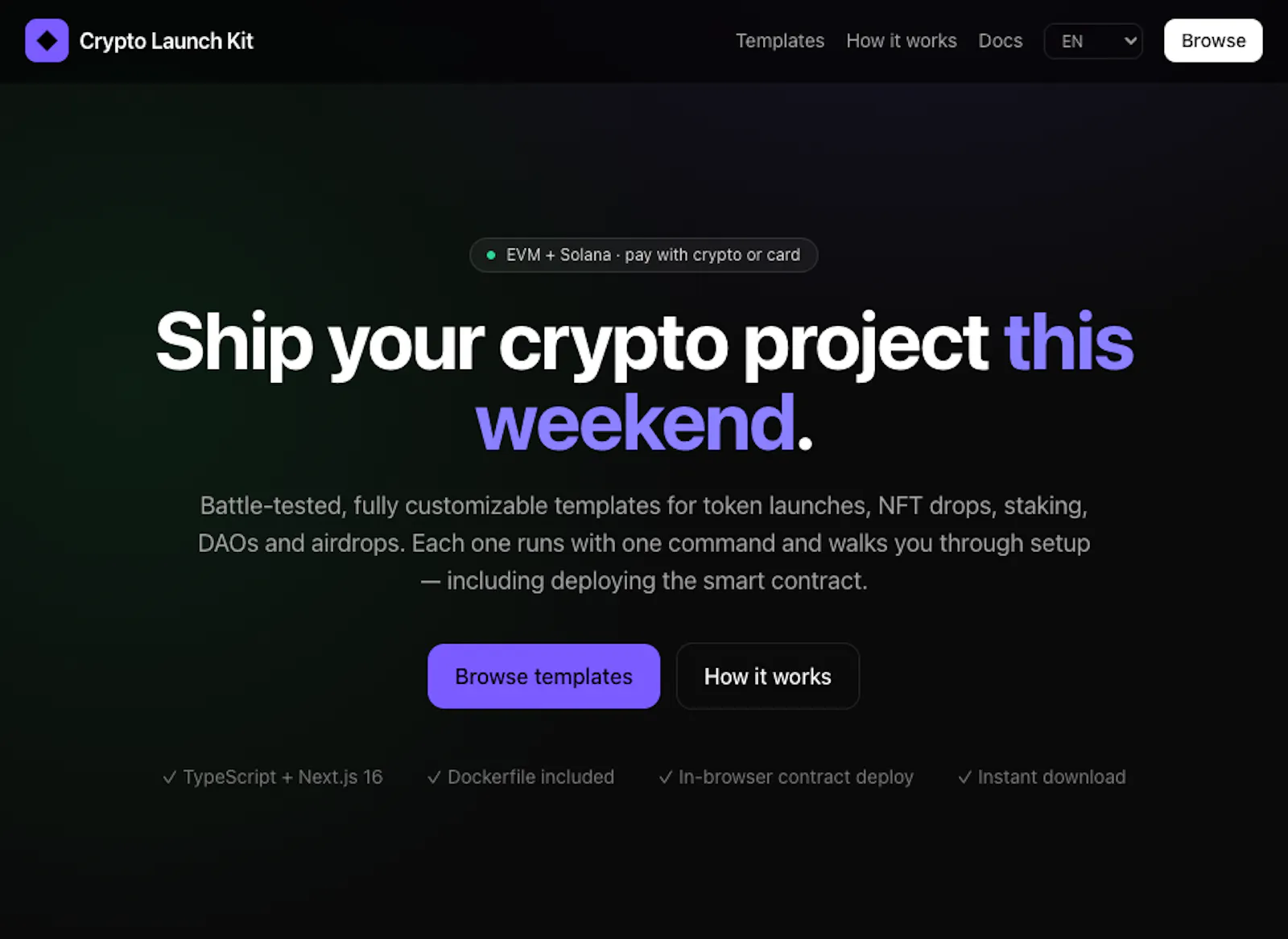 Crypto Launch Kit screenshot 1