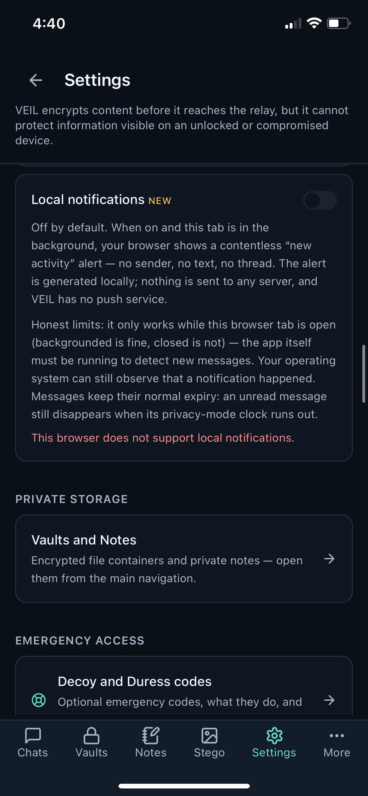 VEIL - More than Encrypted Messaging gallery image