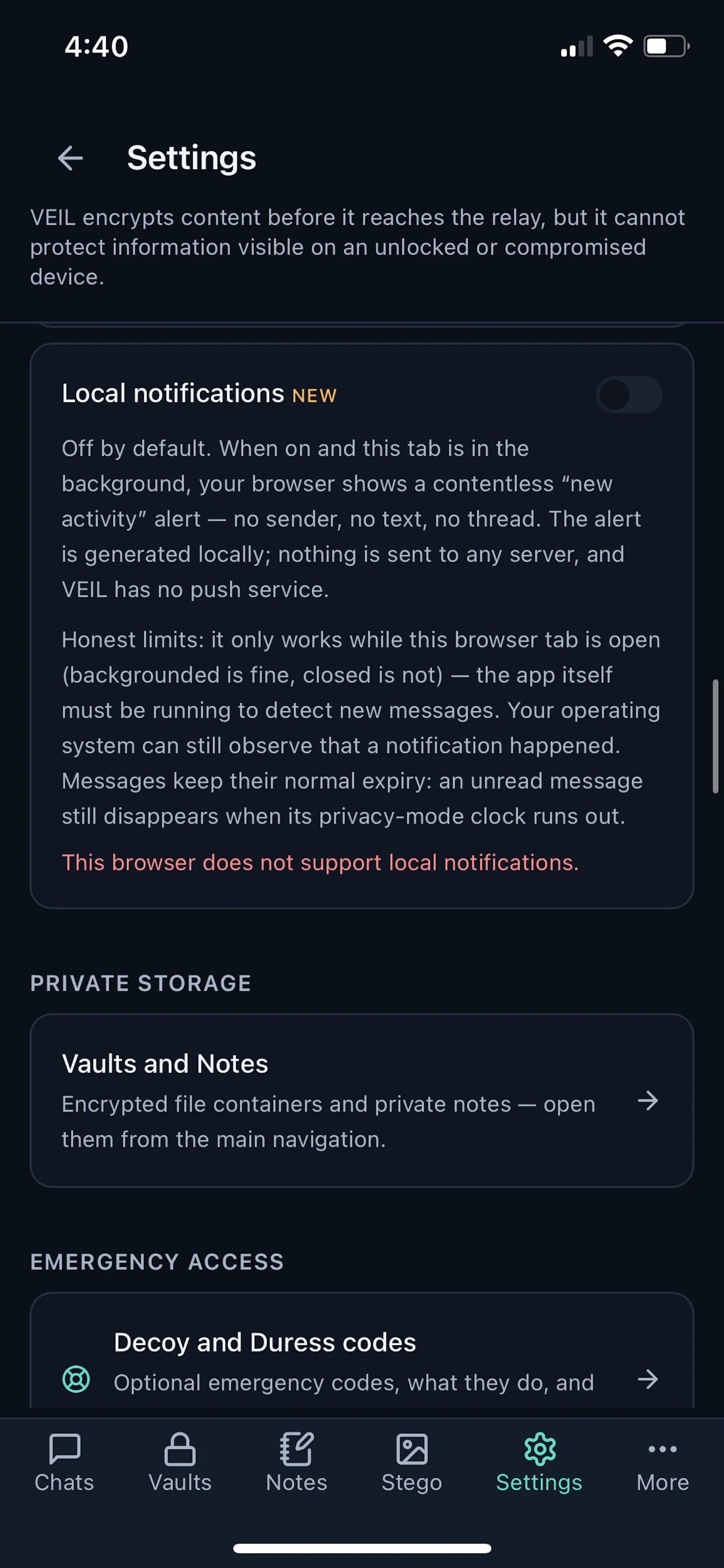 VEIL - More than Encrypted Messaging screenshot 18