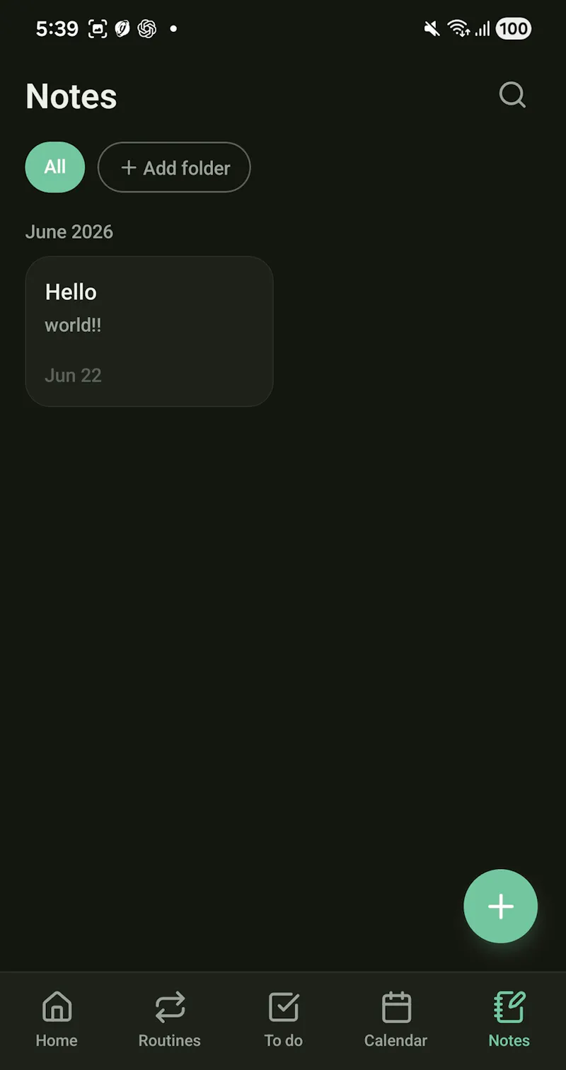 Dailytine - Routine, To do, Memo screenshot 2