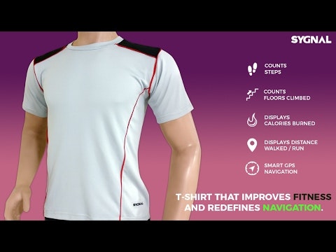 SYGNAL-THE WORLD'S 1ST SMART FITNESS T-SHIRT WITH NAVIGATION gallery image