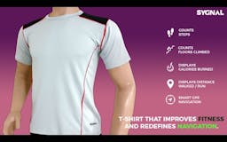 SYGNAL-THE WORLD'S 1ST SMART FITNESS T-SHIRT WITH NAVIGATION media 1