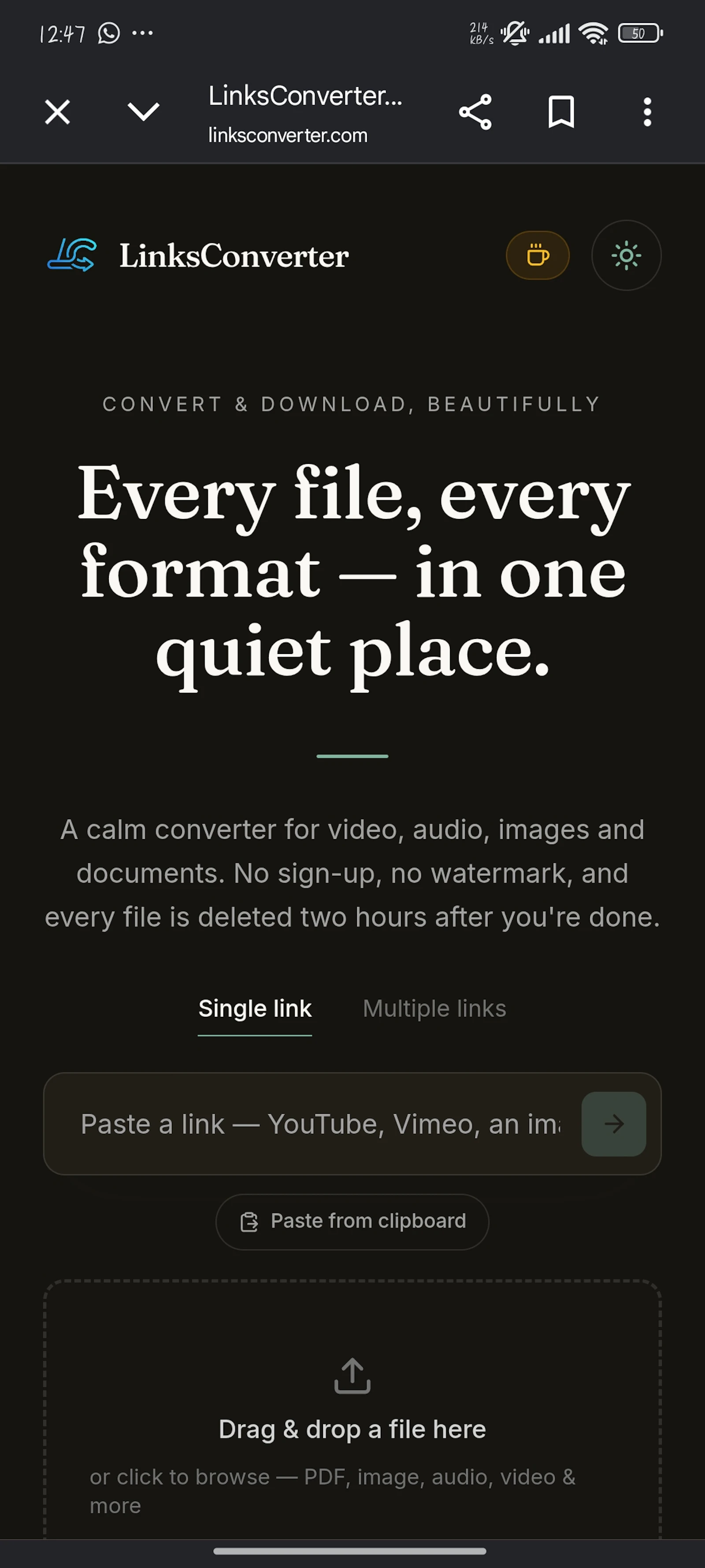 LinksConverter screenshot 3