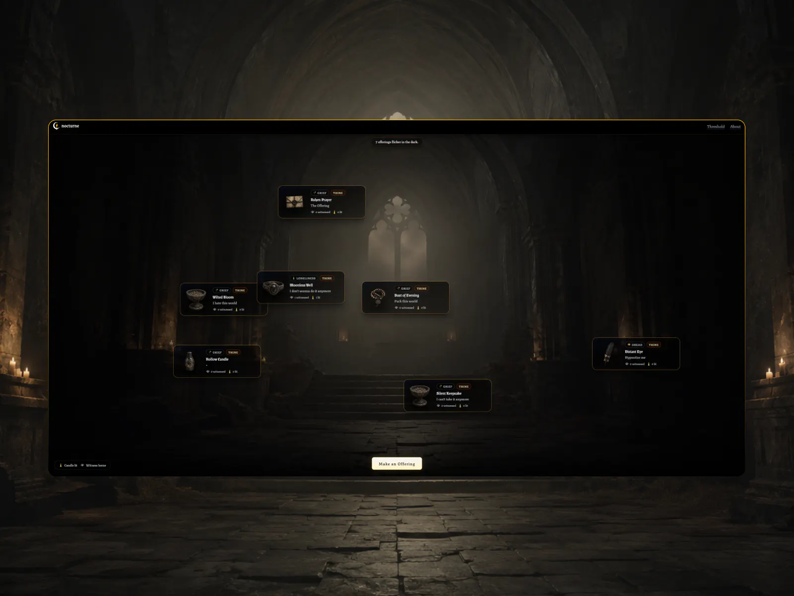 nocturne: souls-like anonymous thoughts screenshot 5