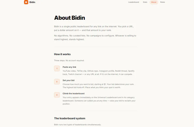 Bidin screenshot 3