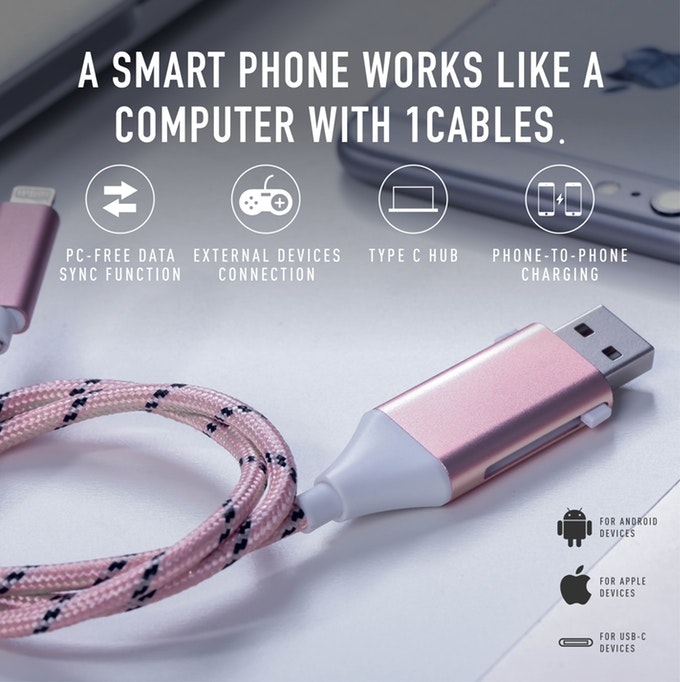 1Cables - Turns your smartphone into a computer
