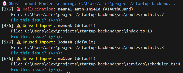 Ghost Import Hunter - Screenshot 2 showing product features and functionality