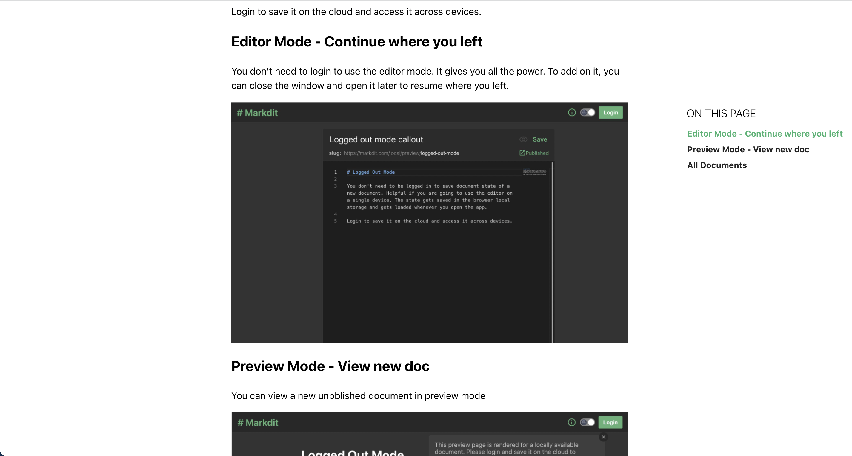 Markdit gallery image
