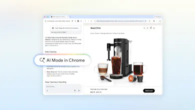 AI Mode in Chrome gallery image
