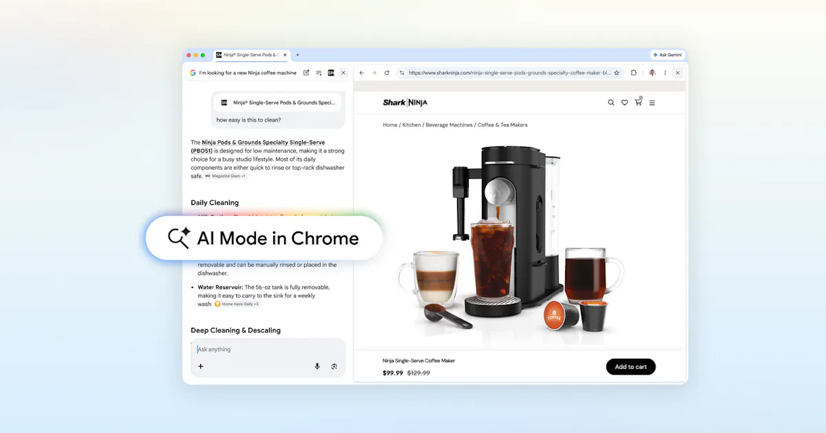 AI Mode in Chrome