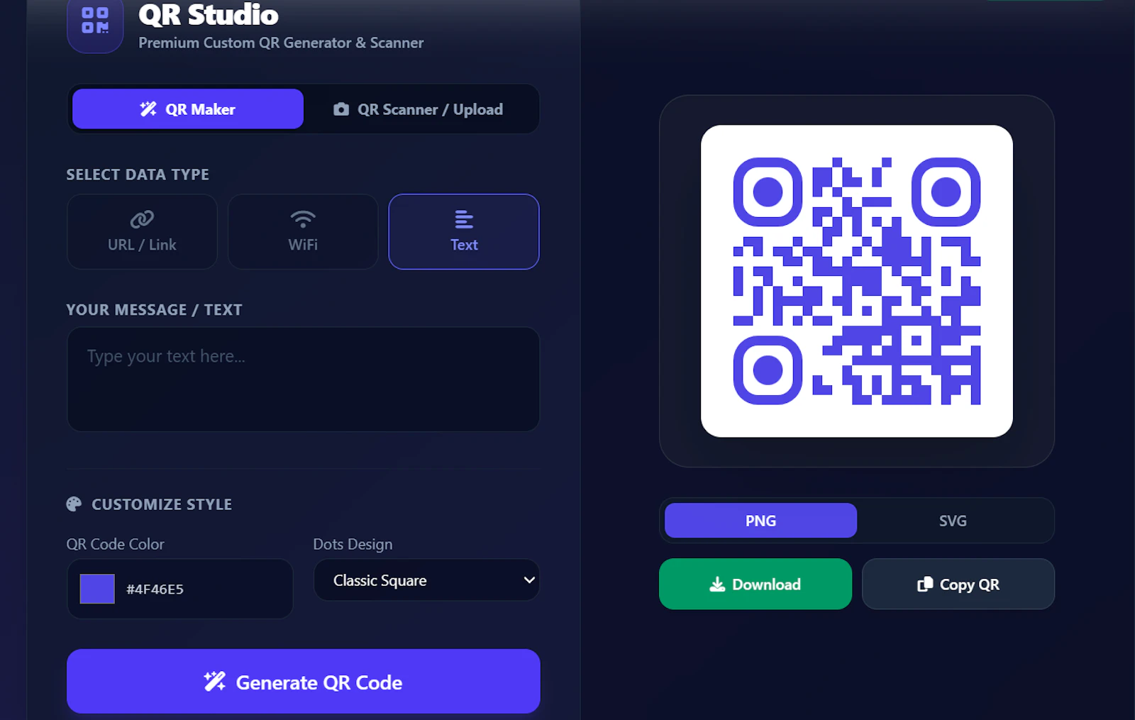 Premium QR Code Studio screenshot 4