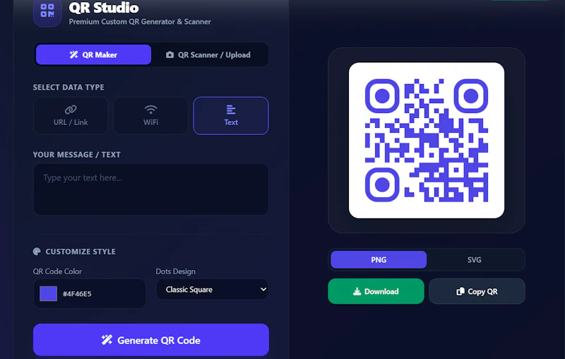 Premium QR Code Studio screenshot 4
