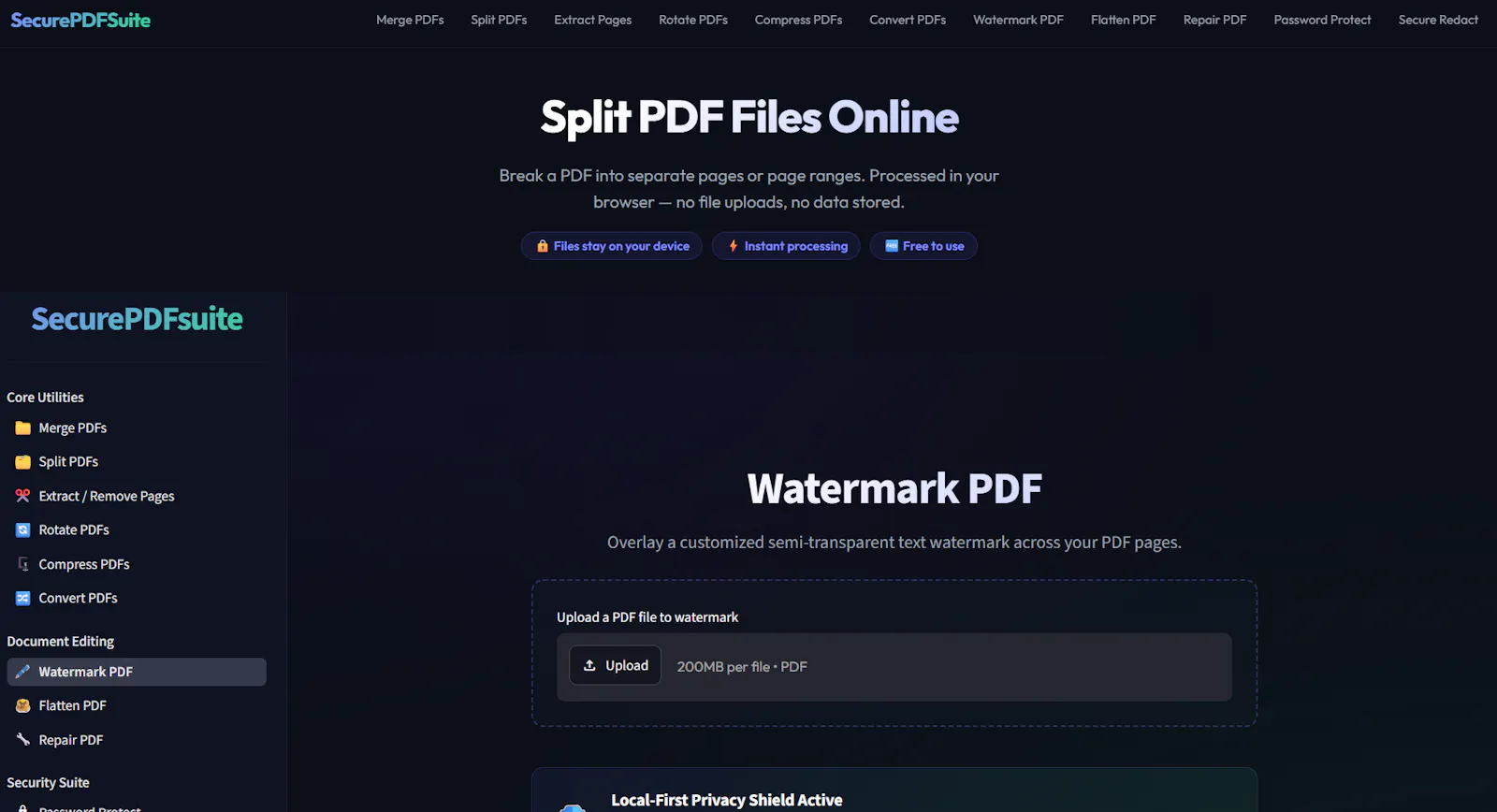 SecurePDFSuite screenshot 7
