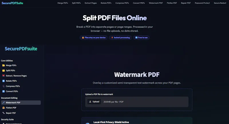 SecurePDFSuite screenshot 7