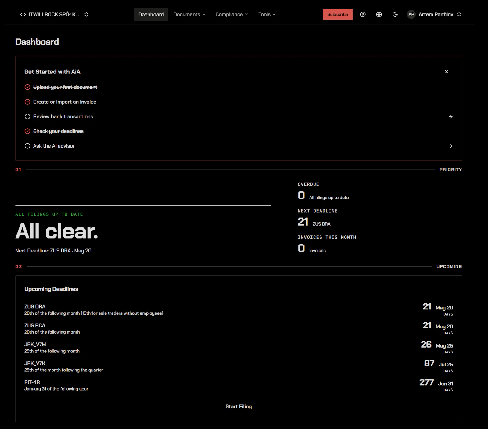 AiA screenshot 2