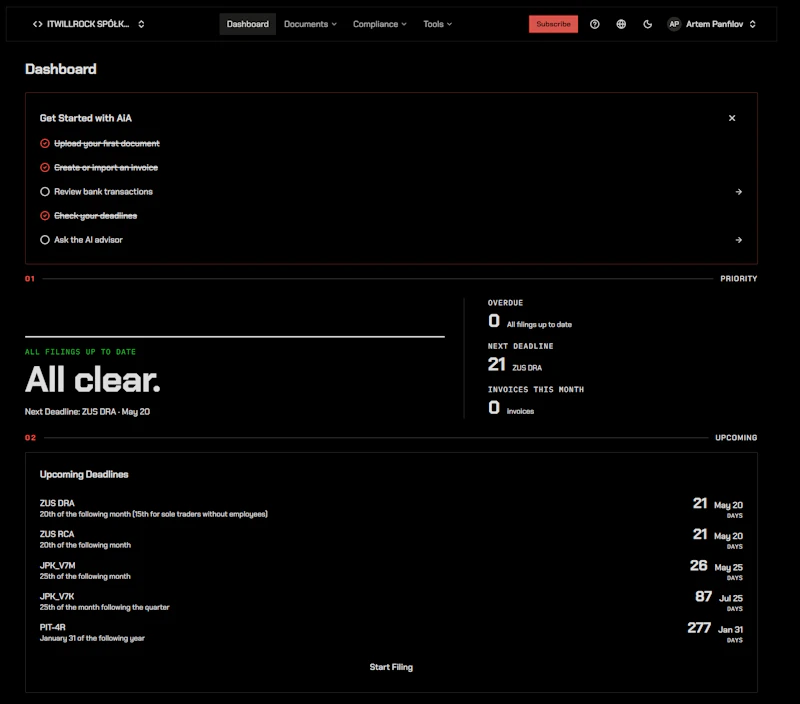 AiA screenshot 2