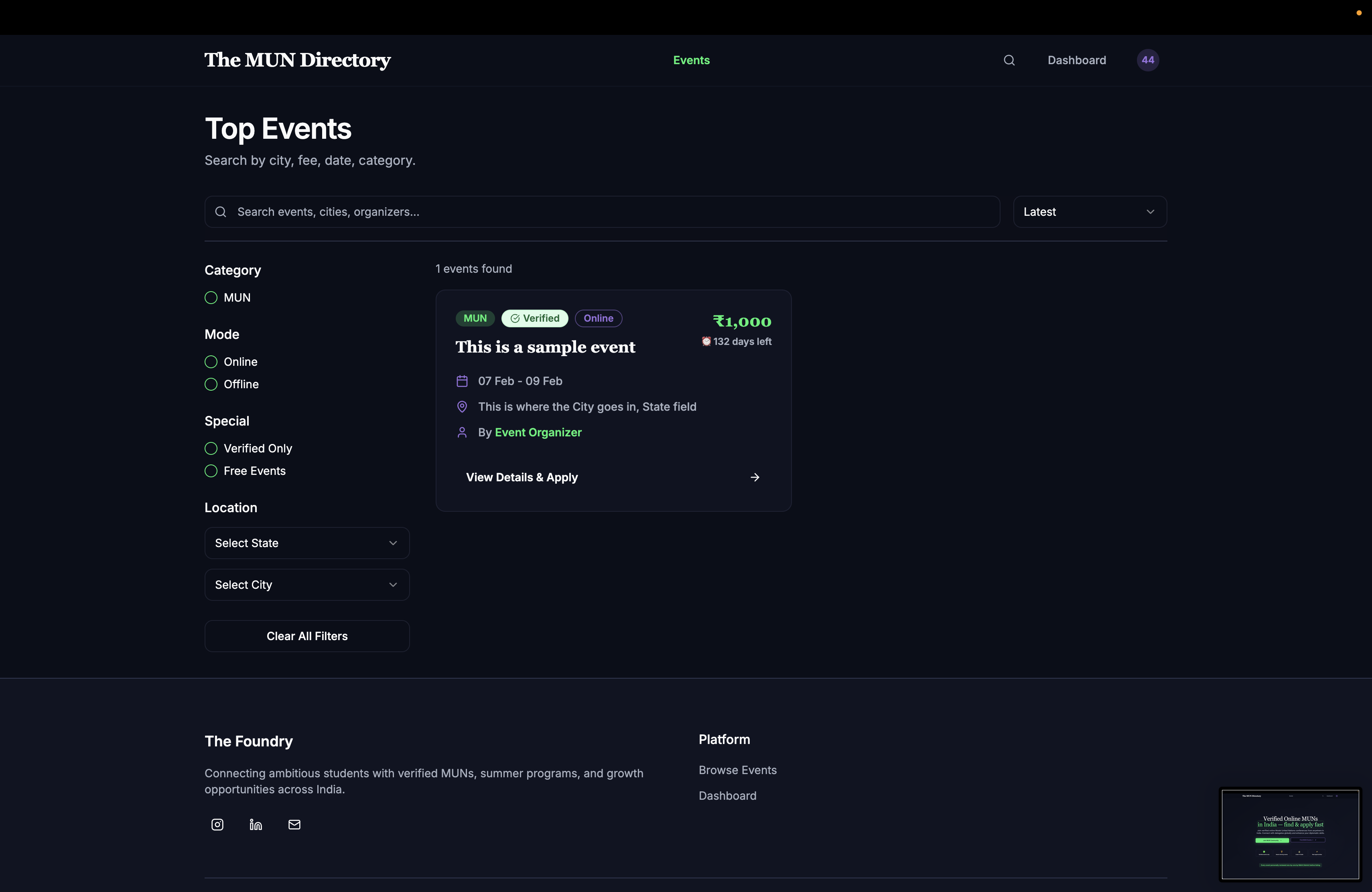 The MUN Directory gallery image