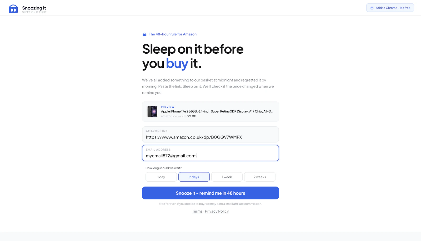 Snoozing It screenshot 2