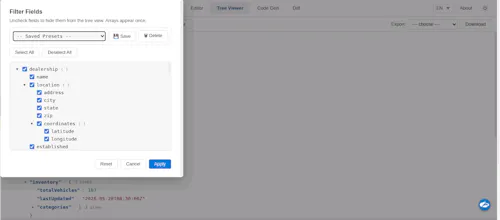 Format JSON gallery image
