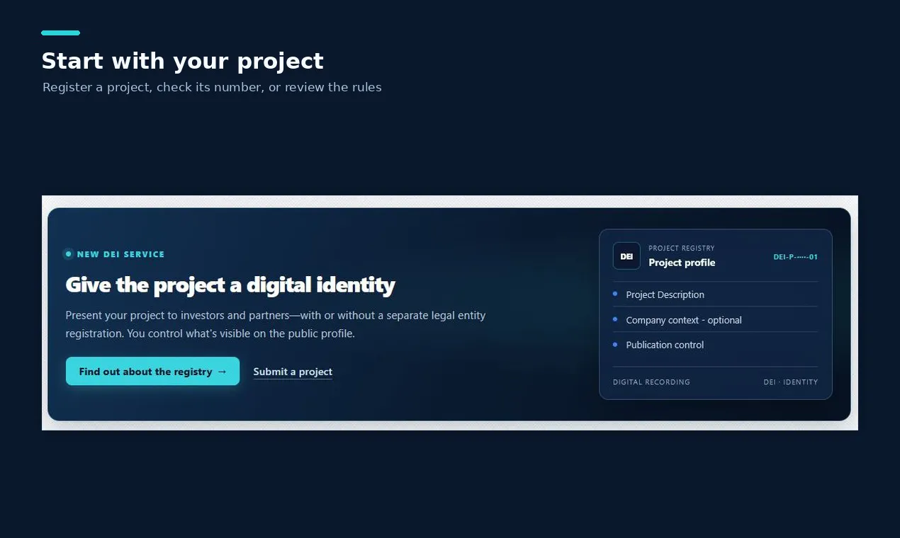 DEI Internet Project Registry gallery image