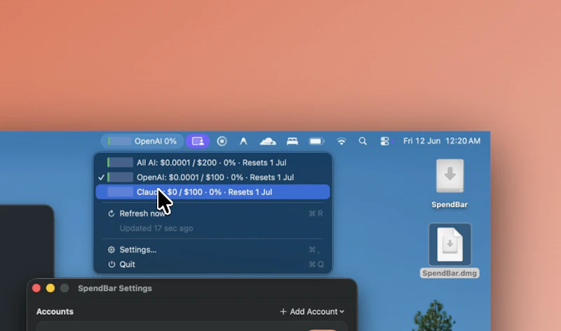 SpendBar screenshot 4