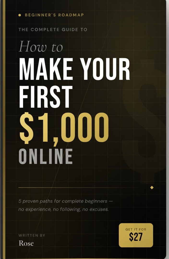 How to Make Your First $1,000 Online