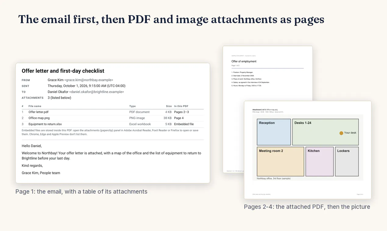 Email Archive to PDF gallery image