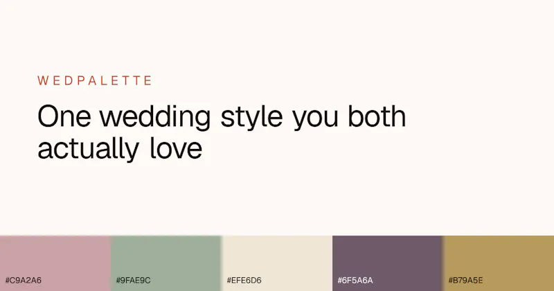 wedpalette screenshot 1