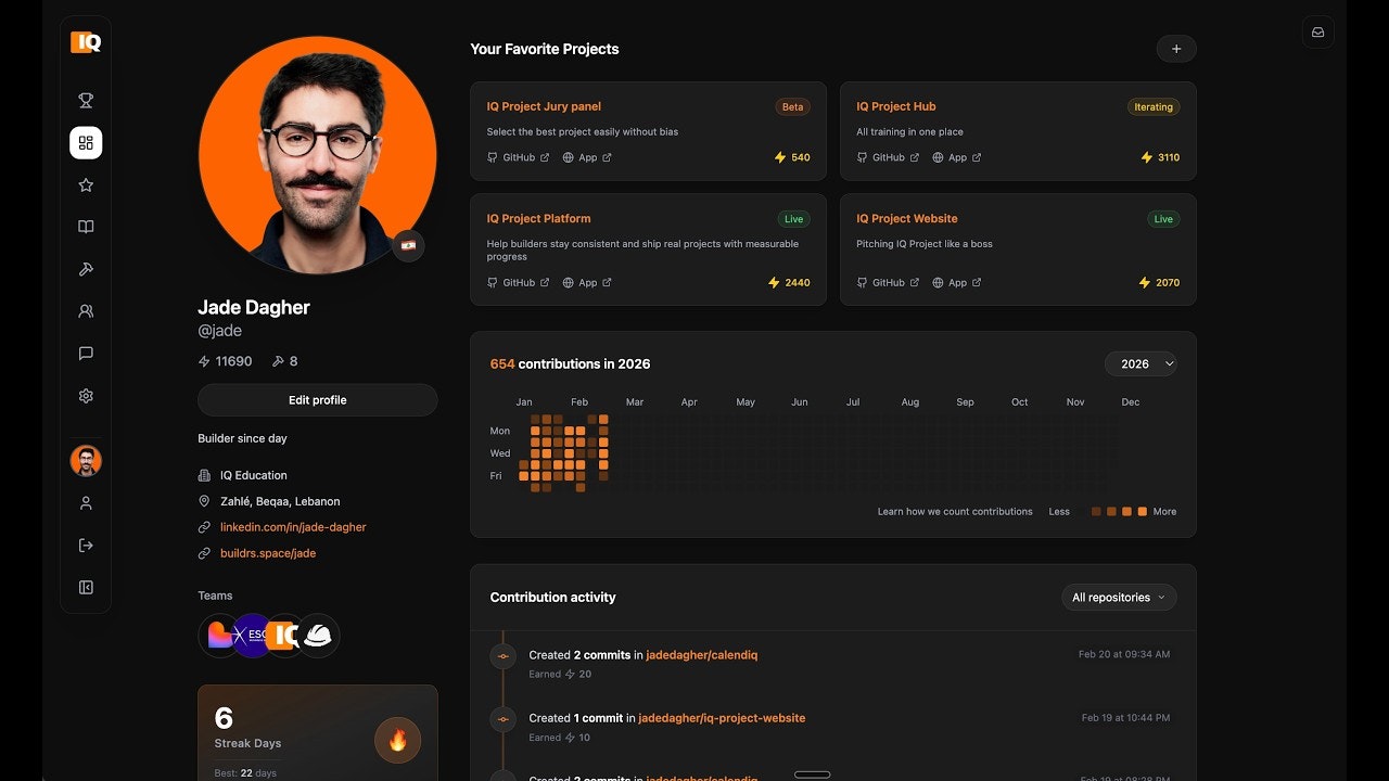 IQ | The Vibe Coders Leaderboard gallery image