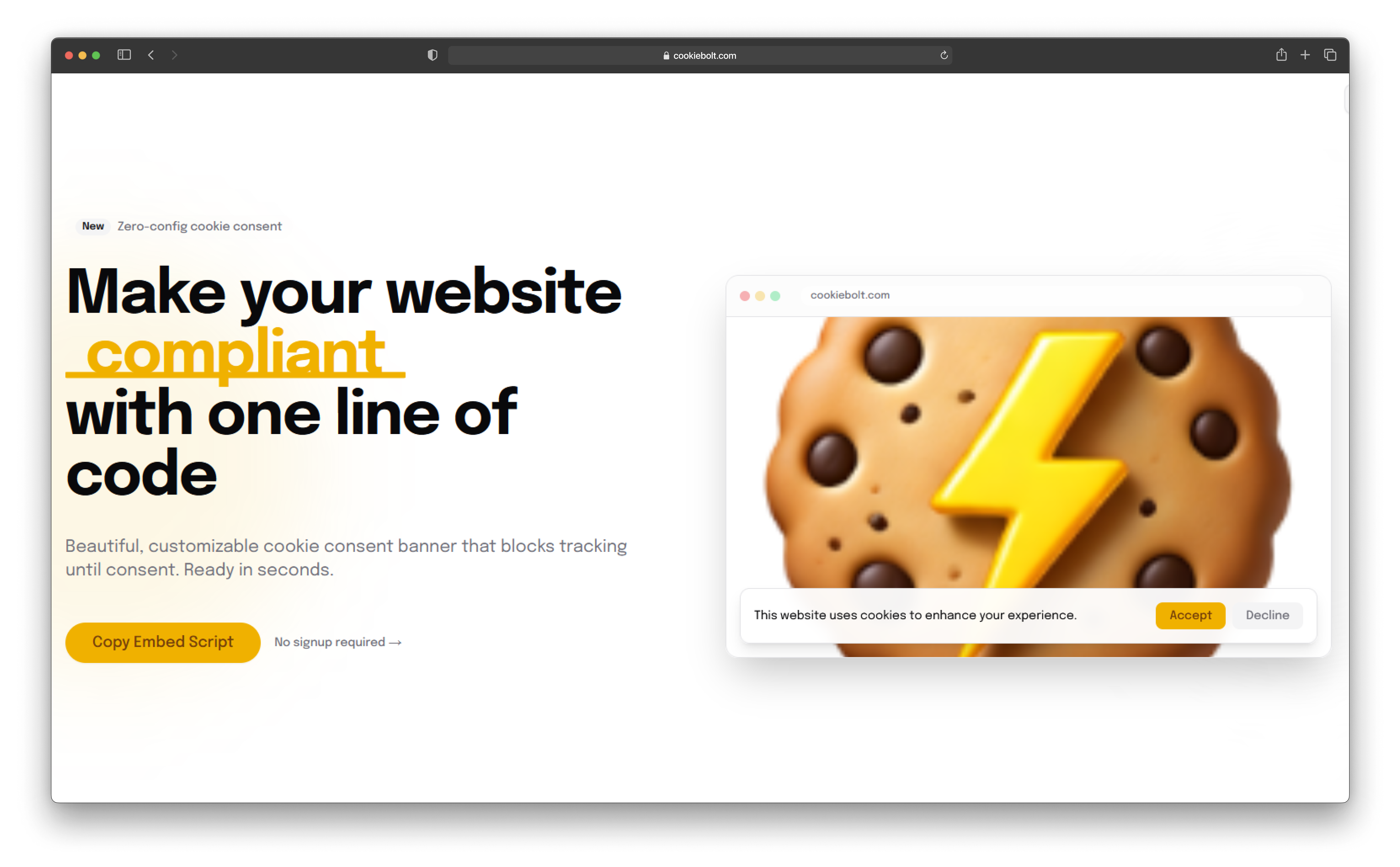 CookieBolt - Simple, Global Cookie Consent Management media 2