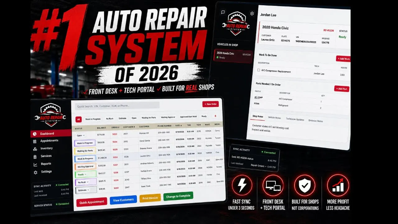 5 Star Support Auto Repair System gallery image
