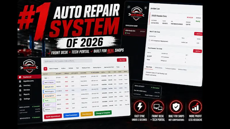 5 Star Support Auto Repair System screenshot 1 (video preview)