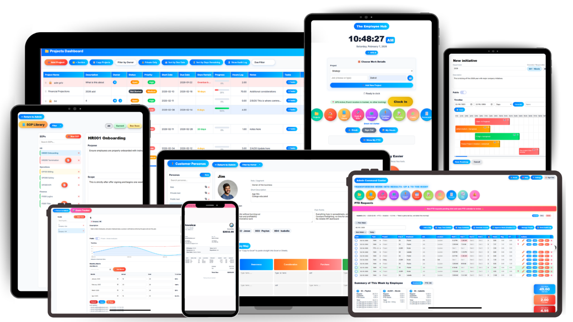 Updoot Work Management Software