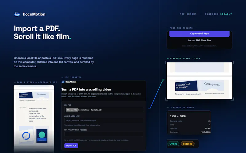 DocuMotion | Webpage & PDF to Video screenshot 5
