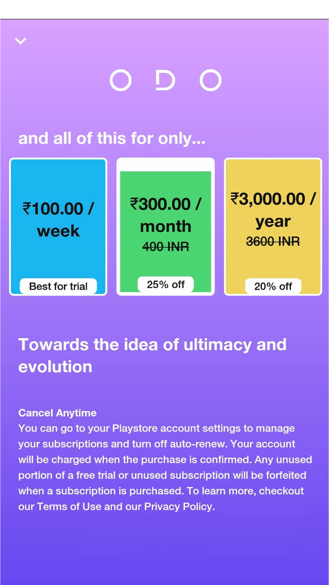 Odo An AI companion inspired by the movie HER Chat & Evolve Product