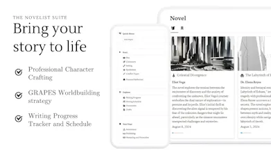The Ultimate Novelist Dashboard gallery image
