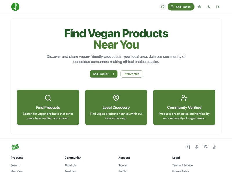 Media Cek Vegan - Cari dan kongsi produk berasaskan tumbuhan di sekeliling anda 1